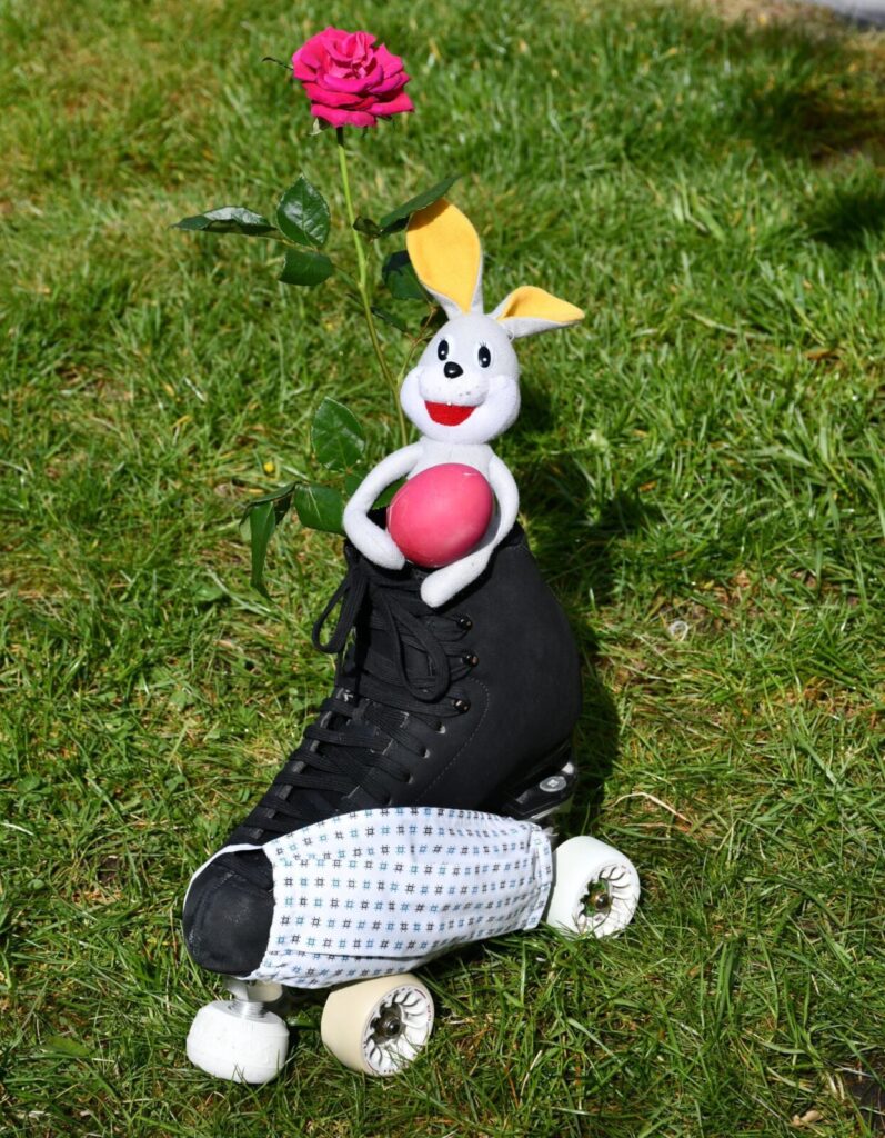 Rollschuh in Quarantäne