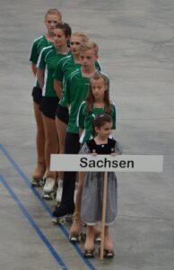 eine Gruppe Sportler